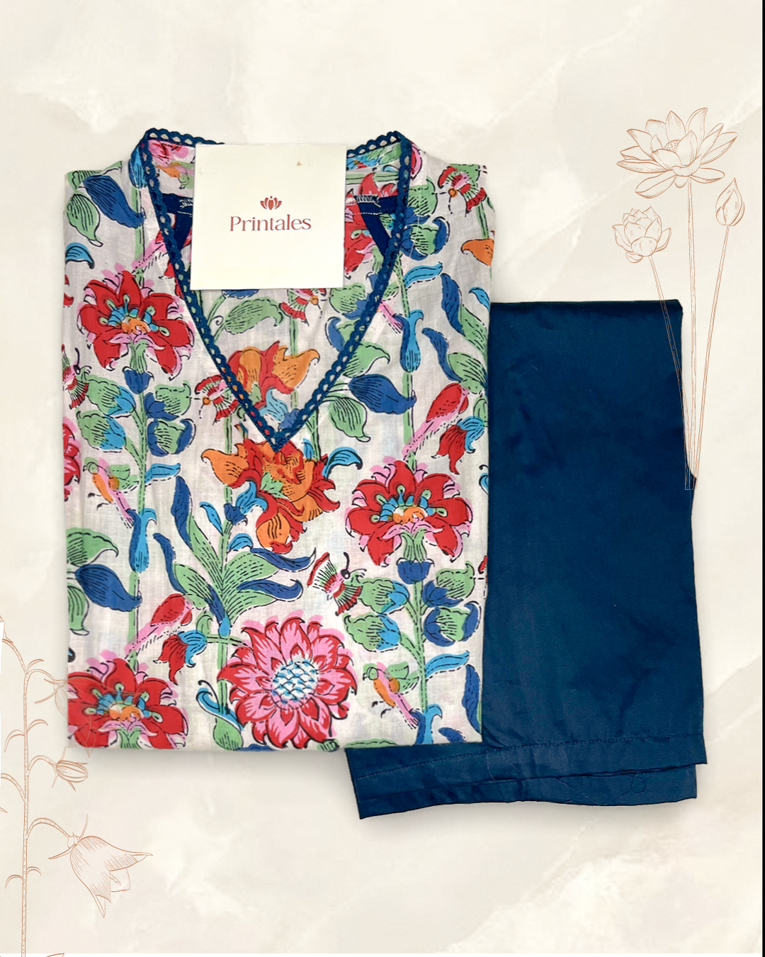 Halter Neck Kurta set