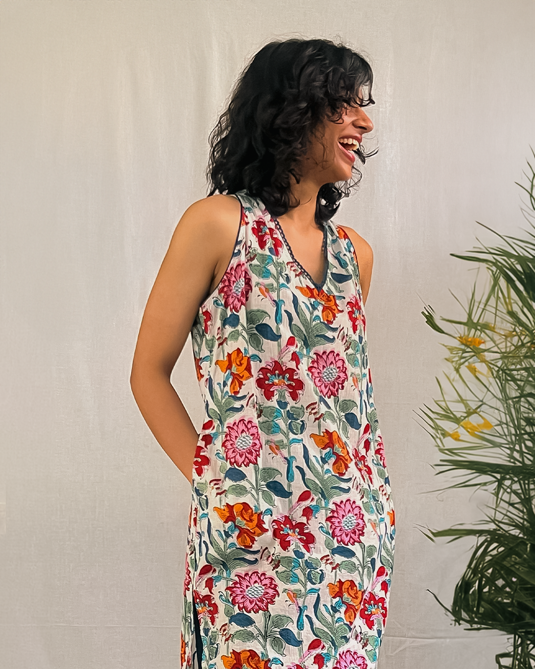 Halter Neck Kurta set
