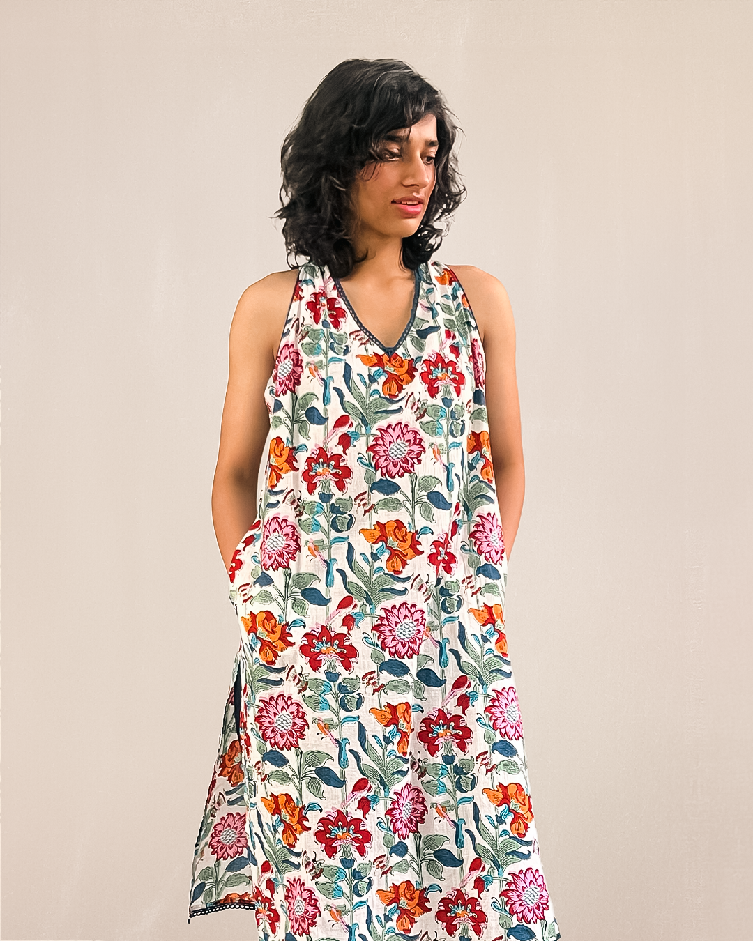 Halter Neck Kurta set