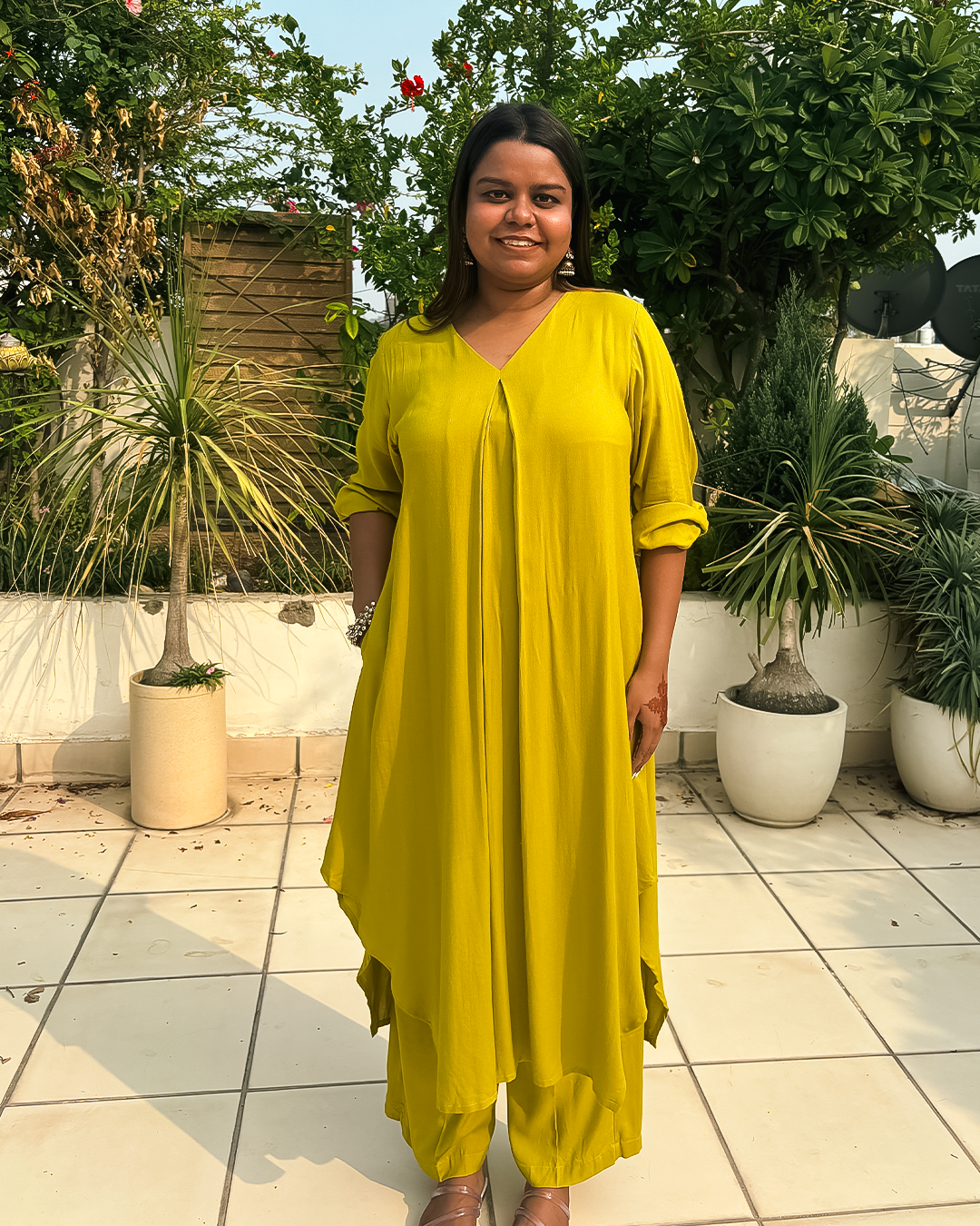 Breezy Curve Kurta Set